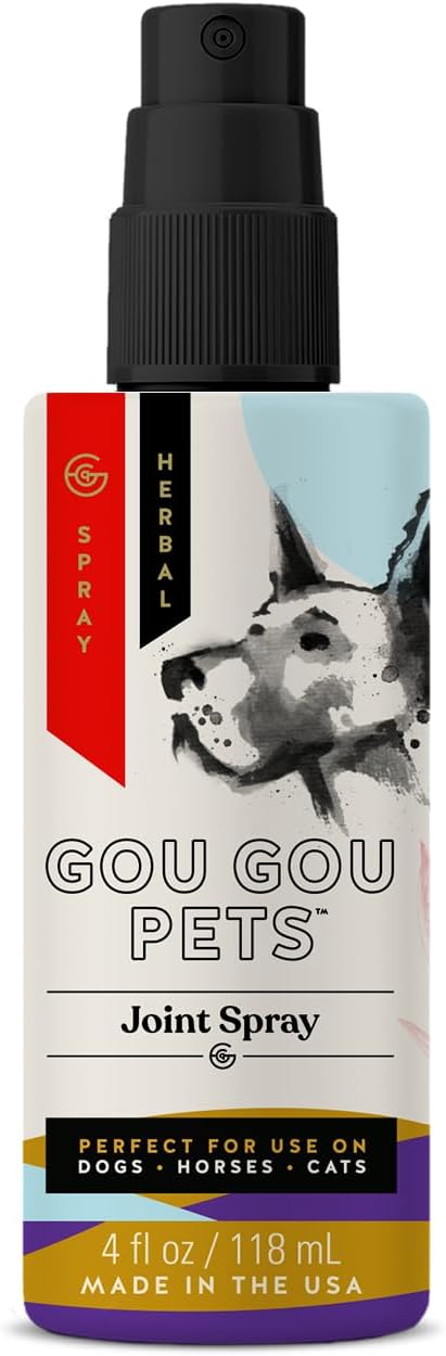 Joint Spray for Dogs, Cats, and Horses – Natural Herbal Pain Relief for Sprains, Strains, and Swelling – 4 oz