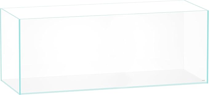 LANDEN 90L Series 19.37 Gallon Rimless Low Iron Aquarium Long Fish Tan Aquarium Tank, W35.43×D11.81×H11.42 in (90×30×30cm) 8mm Thickness with Black Nano Foam Leveling mat Included