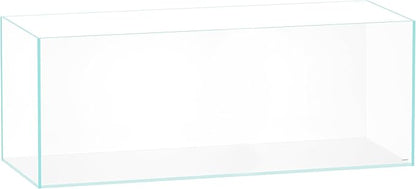 LANDEN 90L Series 19.37 Gallon Rimless Low Iron Aquarium Long Fish Tan Aquarium Tank, W35.43×D11.81×H11.42 in (90×30×30cm) 8mm Thickness with Black Nano Foam Leveling mat Included