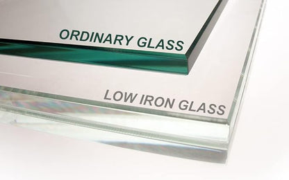 Ultra Clear Rimless Aquarium Tank 6-60 gallons Low Iron Glass (4.6Gal - Top Glass Canopy)