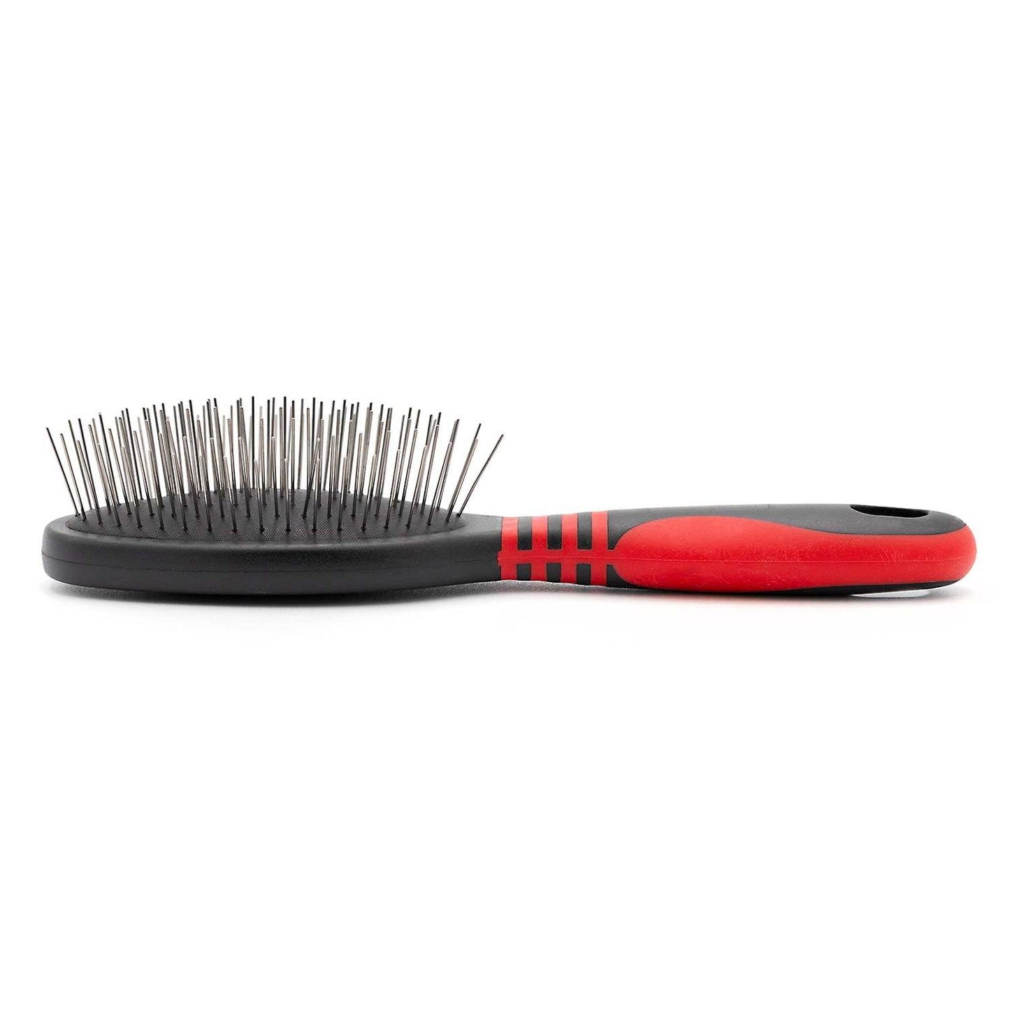 Jeffers Pet Single Sided Pin Brush - Grooming Tool for Dogs, Cats, Small Animals, Pin Brush for Detangling & Nylon Bristles for Smooth Finish, Ergonomic Handle, Perfect for Medium to Long Coats