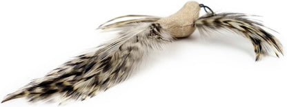 TTcat Feather Toys, 4 Pcs Simulation Birds Refills, Cat Toys Replacement Feathers for Cat Kitten Wand.