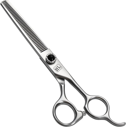 Dog Grooming Scissors: 6.5 inch Pet Blender Shears Made Of Japanese 9CR Advanced Stainless Steel Professional Grooming Scissors for Dogs Cats and Other Pets