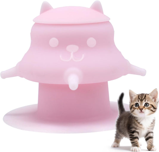MAKOL Puppy Feeder for Nursing, Mother's Touch Feeder Nipples for Kittens, Premium Silicone Nursing Station, 4 Nipples, 230ml Capacity
