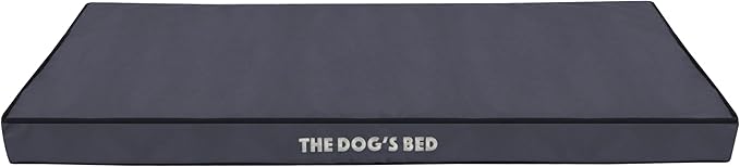 The Dog’s Bed Orthopedic Dog Bed, XXL Grey with Black Trim, Waterproof, Supportive Dog Bed with Washable Replaceable Covers