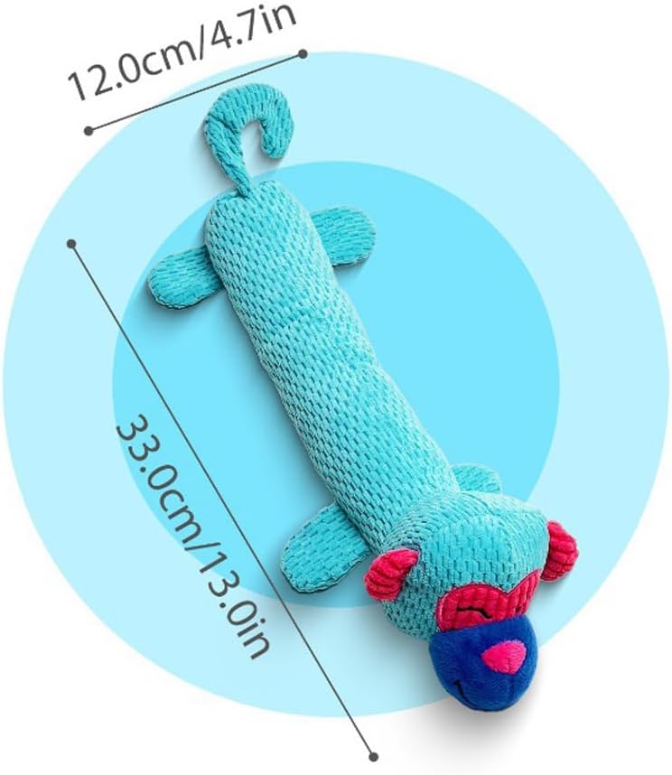 LOS ANDES Dog Squeaky Toys Standing Stick Animal Puppy Toy for Small,Medium Breeds Plush Pet Toys for Daily Companionship, Training Reward Gift