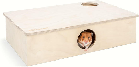 Niteangel Multi-Chamber Hamster House Maze: - Multi-Room Hideouts & Tunnel Exploring Toys for Hamster Gerbils Mice Lemmings (6-Room Large)