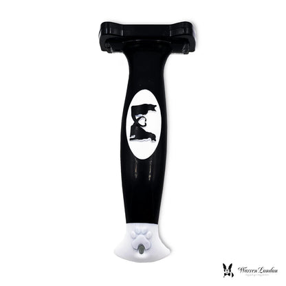 Warren London Medium Long-Hair Deshedding Brush | 2.5″ Stainless ¼″ Teeth | Breaks Up Mats & Captures Loose Undercoat | For Spaniels, Aussies & Mixed Breeds