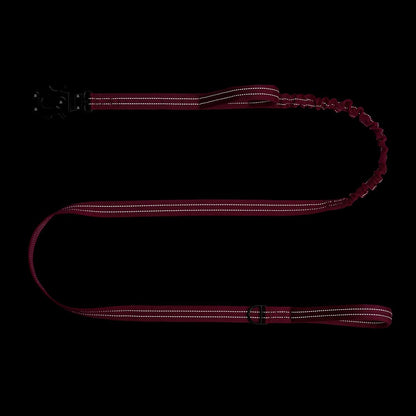 ICEFANG Tactical Dog Leash,K9 Training Walking Bungee Lead with 2 Control Handle,Heavy Duty Quick Release Metal Clasp,for Medium Large Breed (Reflective Rose, 6 FT)