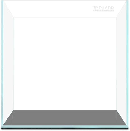 LYPHARD AQUARIUMS Tall Rimless Aquarium 3 Gallon, Ultra Clear Low Iron Nano Fish Tank for Betta, L7.9×W7.9×H11.8 Glass Thickness 5mm with EVA Foam Leveling Mat