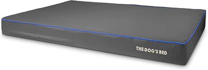 The Dog’s Bed Orthopedic Memory Foam Dog Bed, XXXL Grey/Blue, Pain Relief for Arthritis, Hip & Elbow Dysplasia, Post Surgery, Lameness, Supportive, Calming, Waterproof Washable Cover