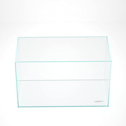 LANDEN 60P 16 Gallon Rimless Low Iron Aquarium Tank, 23.6" W × 11.8" D × 14.2" H (60cm x 30cm x 36cm) 6mm Thickness with Nano Foam Leveling Mat