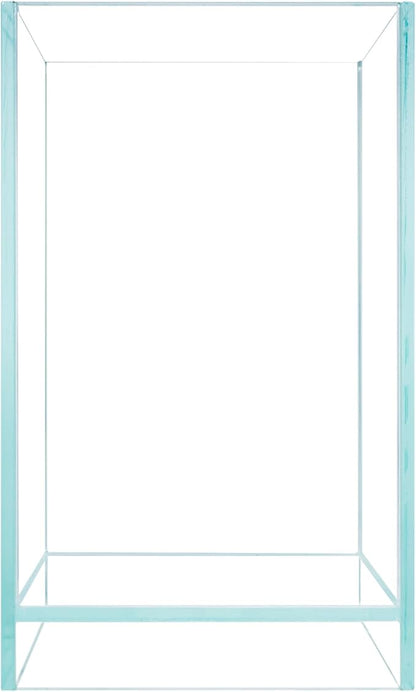 Nano Tall Rimless Aquarium Low Iron Frameless Fish Tank, Extra Clear with Floating Air Style, for Aquariums or Terrariums