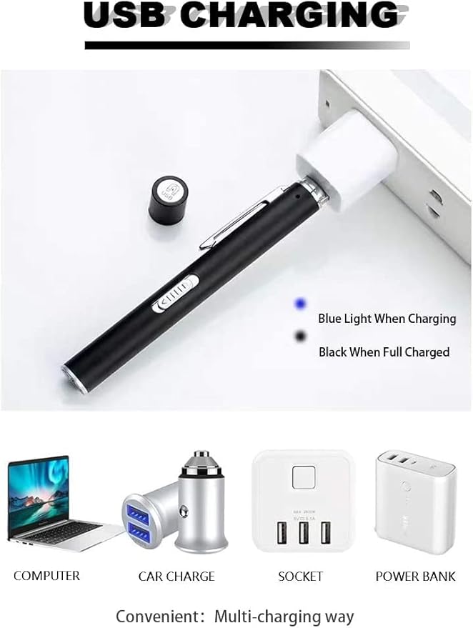 2 Pack Cat Toys Pointer Interactive Toys for Indoor Cats and Dogs, Pet Cat Catch Single Interactive Exercise Cat Training Tool with USB Rechargable