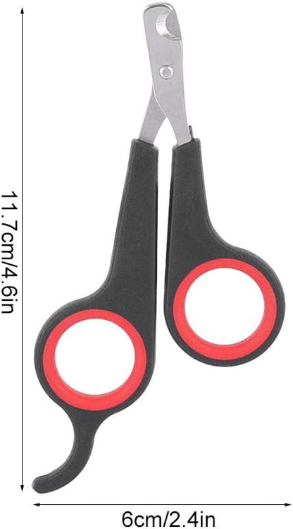 Cat Nail Clipper, Pet Nail Trimmers Bird Claw Scissors Stainless Steel Parrot Cage Essential Grooming Tool for Small Animals Ferrets Bunny Kitten Hamsters Rabbit Puppy Precision Sharp Cut