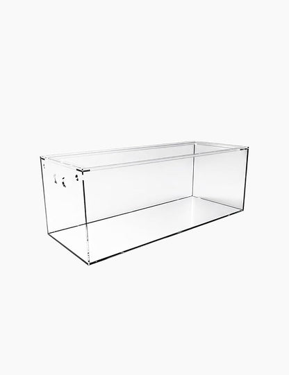 150-GO-P Gallon Starfire Aquariums with Center Overflow 60x24x24 H 12mm Shadow Overflow Peninsula