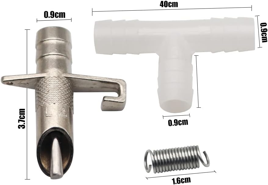 50PCS Automatic Water Rabbit Nipple Drinker Feeders for Rabbit Guinea Pig Ferret Rat Mouse Poultry Watering System (White)