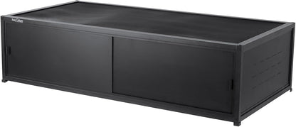 Reptile Terrarium Cabinet 48''x24''x24'' Large PVC Reptile Enclosure 120 Gallons with 12'' Height for Bearded Dragon Gecko Lizard Snake, Wide Breeding Vivarium Area with Sliding Doors Lock