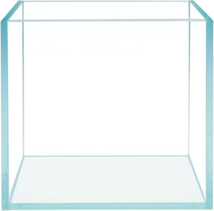 Cube Rimless Frameless Extra Clear All Glass Aquarium, Low Iron Glass Tank, 5mm Glass, White Leveling Mat Included, w/Lids Options