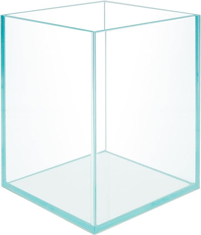 Nano Tall Rimless Frameless Extra Clear Glass Aquarium, Low Iron Glass Tank, 5mm Glass, White Leveling Mat Included, w/Lids Options