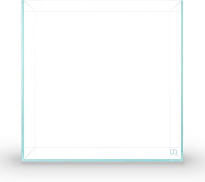UNS Ultra Clear Rimless Tank - 33GAL | 125L - 19.68x19.68x19.68 | 50x50x50 CM, 8mm Glass Thickness, Leveling Mat Included - Low Iron, High Clarity Fish Tank w/ 45° Mitered Edge - [50C]