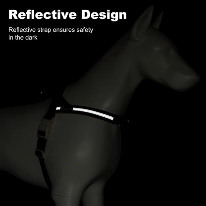 Plutus Pet Cotton Dog Harness and Leash Set, Reflective and Soft Padded, Quick Fit Vest Harness, for Small, Medium and Large Dogs, Pink, XS