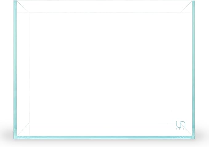 UNS Ultra Clear Rimless Tank - 25.6GAL | 97.2L - 23.62x14.17x17.71 | 60x36x45 CM, 6mm Glass Thickness, Leveling Mat Included - Low Iron, High Clarity Fish Tank w/ 45° Mitered Edge - [60T]