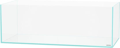 LANDEN 120SL 52.37 Gal Rimless Low Iron Aquarium Long Fish Tank, Bookshelf Aquarium, W47.24×D19.69×H14.17 in (120×50×36cm) 10mm Thickness with Black Nano Foam Leveling mat Included