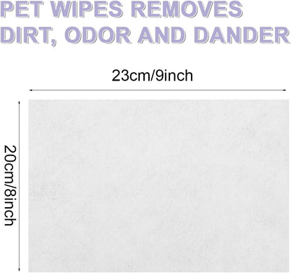 Pet Wipes 160 Count Hypoallergenic Dog Cleaning Wipes for Pets Hair Paws Ears Eyes Mouth