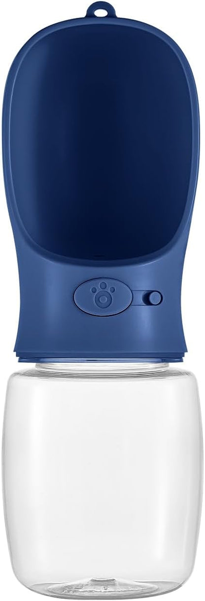 WePet Portable Dog Water Bottle, 12 OZ, Leak Proof Puppy Water Dispenser with Drinking Feeder for Pets Outdoor Walking, Hiking, Travel, Food Grade Plastic