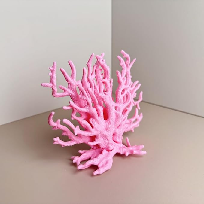 Fish Tank Decorations,Aquarium Corals Decoration, Aquarium Ornaments, Fish Tank Coral, Aquarium Corals Decoration, Fish Decorations for Aquarium (Pink, Medium)