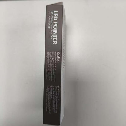 Cat Toys, USB Rechargeable Interactive Cat Mouse Toys, 3 Light Modes & 5 Adjustable Patterns, Portable Kitten Toy for Indoor Cats & Dogs, Training & Exercise Fun