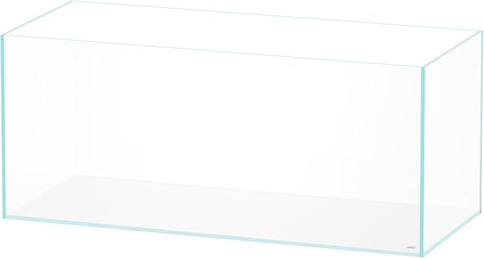 LANDEN 90L Series 19.37 Gallon Rimless Low Iron Aquarium Long Fish Tan Aquarium Tank, W35.43×D11.81×H11.42 in (90×30×30cm) 8mm Thickness with Black Nano Foam Leveling mat Included