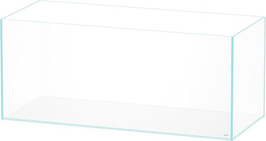 LANDEN 90L Series 19.37 Gallon Rimless Low Iron Aquarium Long Fish Tan Aquarium Tank, W35.43×D11.81×H11.42 in (90×30×30cm) 8mm Thickness with Black Nano Foam Leveling mat Included