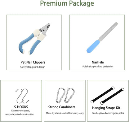 Dog Grooming Hammock for Trimming Nails and Ear/Eye Care, Sling for Grooming with Nail Clipperse