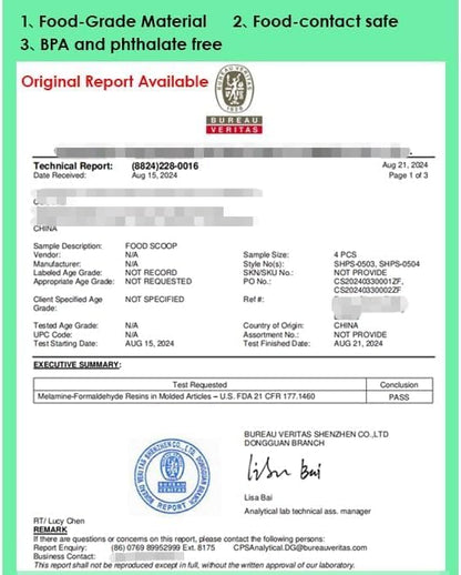 Dog Food Scoop-Melamine Pet Food Measuring Cup - 1 Cup 1/2 Cup 1/4 Cup Dog Cat Bird and Rabbit Food Feeding Scoop Dishwasher Safe - White