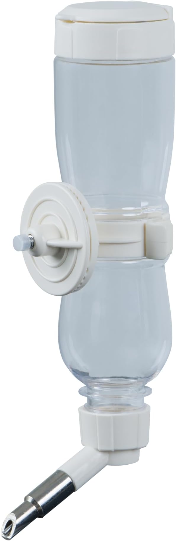 Leak-Proof Small Animal Water Bottle for Chinchillas, Birds, Hamsters, Guinea Pigs, Rabbits and Other Small Pets. (White, 8.12oz)