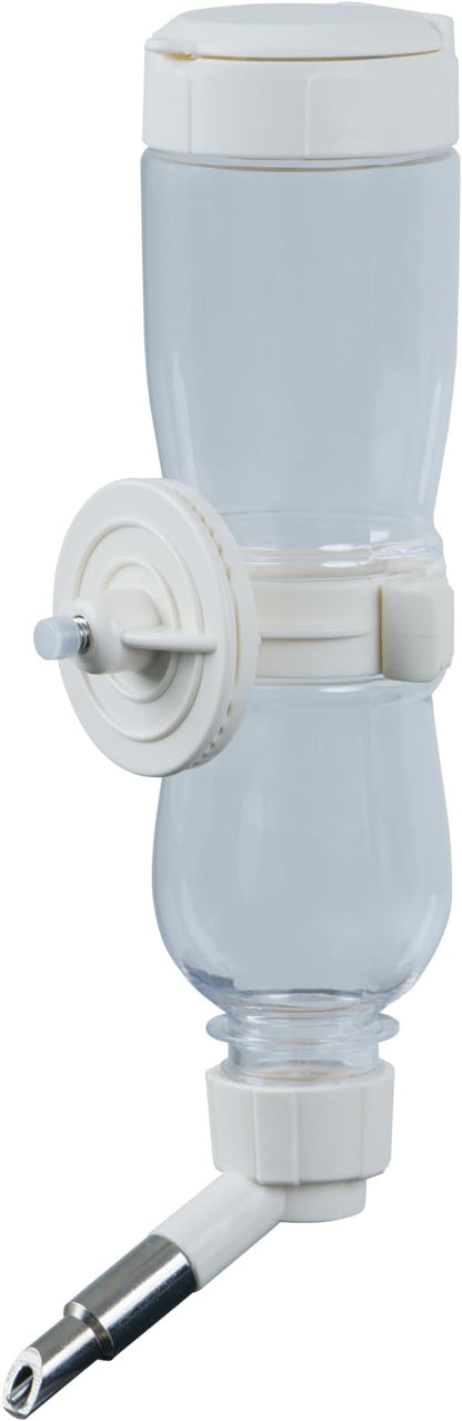 Leak-Proof Small Animal Water Bottle for Chinchillas, Birds, Hamsters, Guinea Pigs, Rabbits and Other Small Pets. (White, 8.12oz)