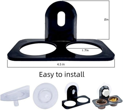 100 Cups + Feeding Ledge Enhanced, Reptile Amphibian Food Bowls and Water Dish, for Crested Gecko Lizard Or Other Small Pet Feeder Ledge Accessories Supplies, with Sustainable Cups