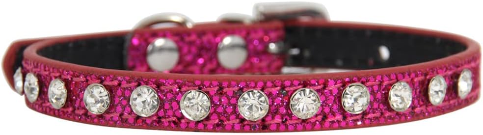 Cat Collar Rhinestone Bling Cute Cat Collars Accessories for Pet Collars Adjustable Ideal for Girl Cats Male Cats(Rosered)