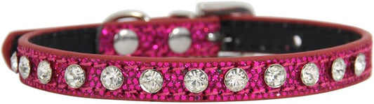 Cat Collar Rhinestone Bling Cute Cat Collars Accessories for Pet Collars Adjustable Ideal for Girl Cats Male Cats(Rosered)
