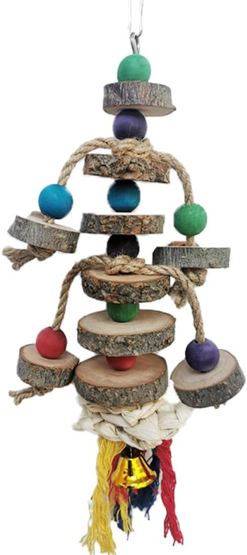 Bird Toys for Conures Parakeet, Birds Cage Accessories, Bird Shredding Foraging Toys for Cage