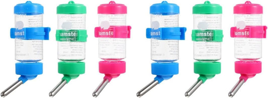 6 Pcs Pet Water Fountain Hanging Hamster Bottle Convenient Hamster Water Bottle Chinchilla - Chinchilla Supply Convenient