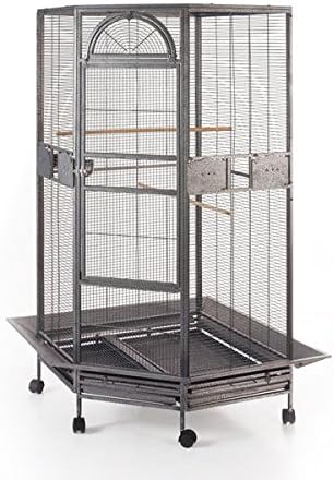 Parrot Escape Jumbo Corner Bird Cage Aviary (Small)