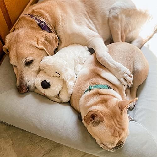 Original Snuggle Puppy Heartbeat Puppy Toy - Heartbeat Puppy for Dogs - Pet Anxiety Relief and Calming Aid - Comfort Dog Toy - Behavioral Training and Sleep Aid Cuddle buddy - Crate Training Essential
