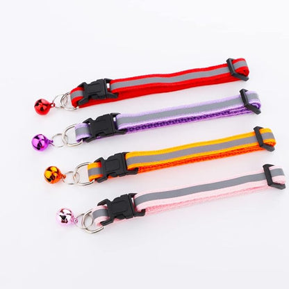 4 Pack Rabbit Adjustable Collars with Bell, Guinea Pig Dragon Luminous Collar, Small Animal Exercise and Interaction Accessories