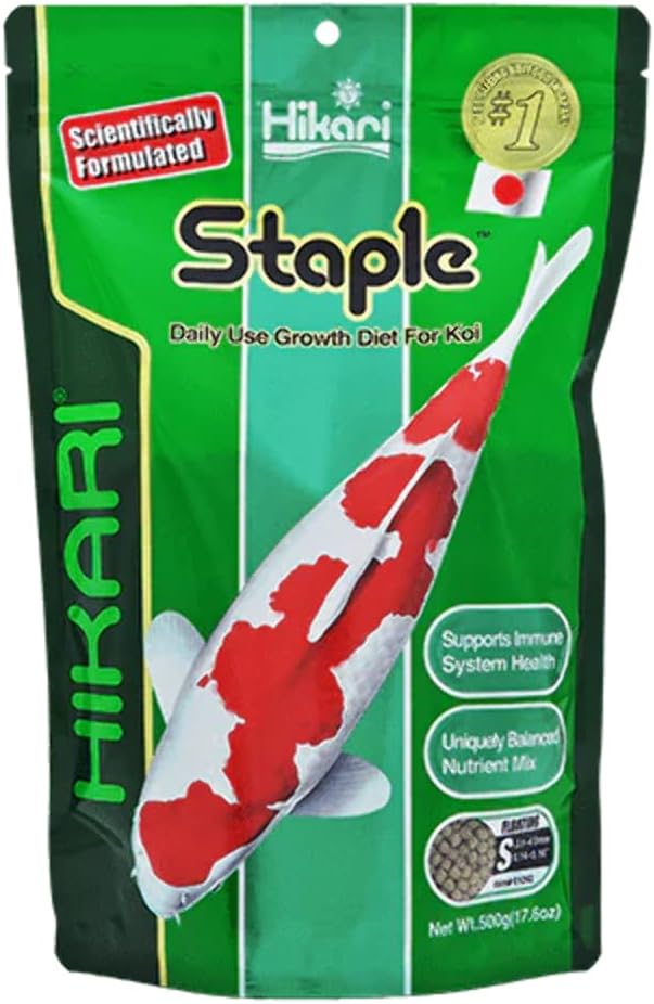 Hikari 11-Pound Staple Floating Pellets for Koi and Pond Fish, Large
