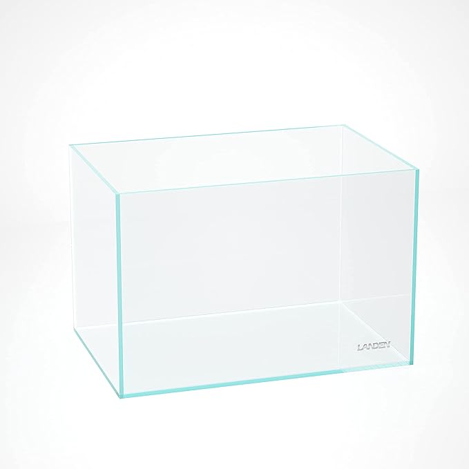 Landen 60P 23 Gallon Rimless Low Iron Aquarium Tank, W23.6×D15.7×H15.7 in(60x40x40cm) 8mm Thickness