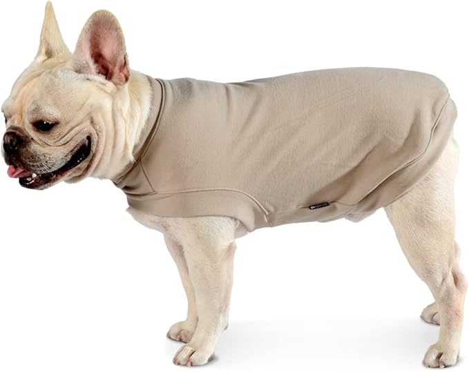 Soft Fleece Dog & Cat Sweatshirt - Warm Pullover for Small to Medium Pets - Stretchy Hoodie, Easy On & Comfortable Winter Clothes