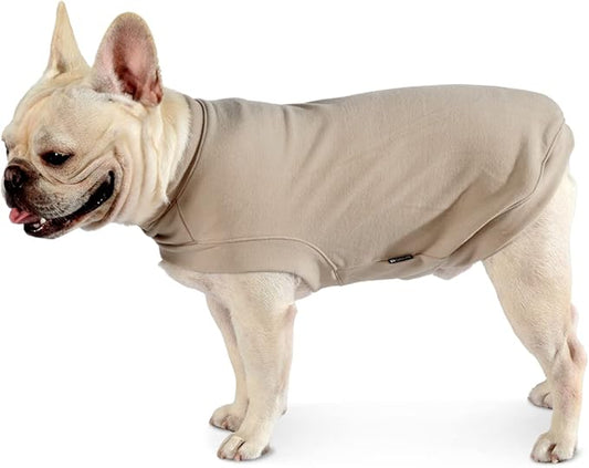 Soft Fleece Dog & Cat Sweatshirt - Warm Pullover for Small to Medium Pets - Stretchy Hoodie, Easy On & Comfortable Winter Clothes